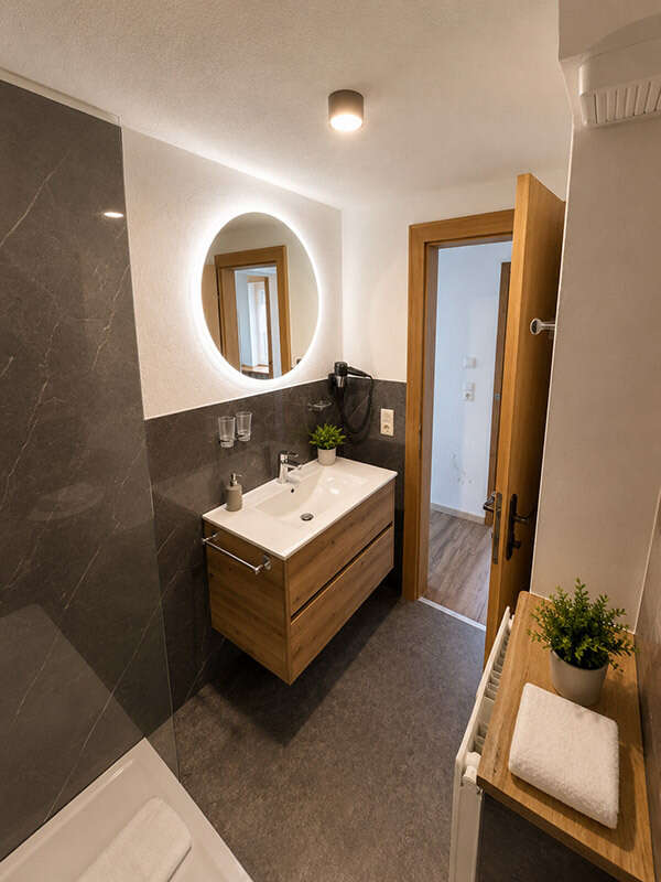 Badezimmer im Appartment 2