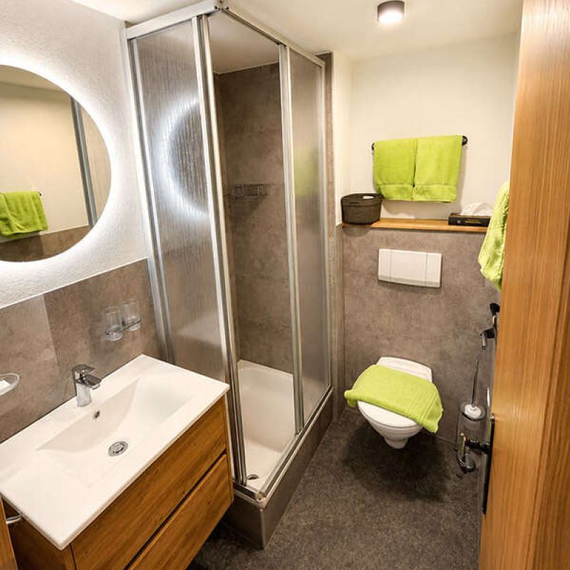 Badezimmer im Appartment 5